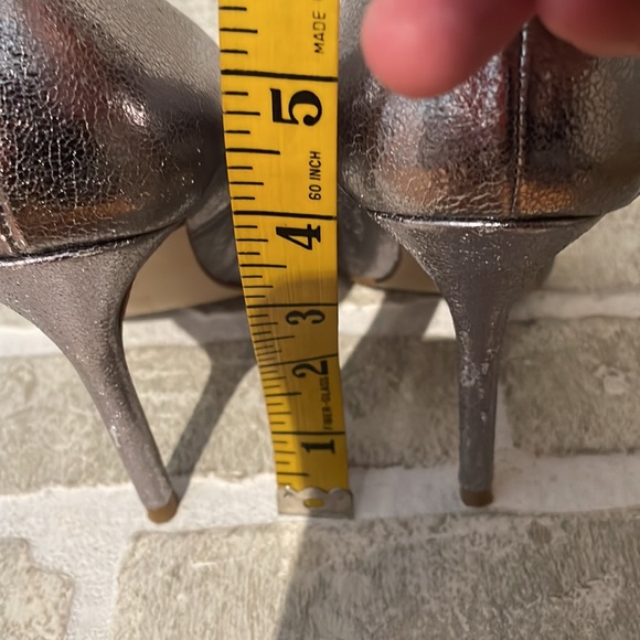 Zara dark silver escarpin, 4 inches heel, size 36 - Picture 5 of 6